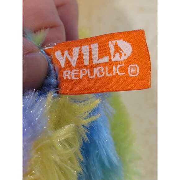 12" Plush Rainbow Unicorn Stuffed Animal Wild Republic Colorful - Picture 7 of 7